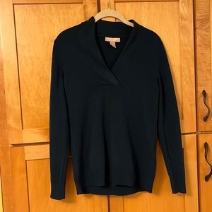 Banana Republic wool cashmere vneck sweater, size medium, Dark teal